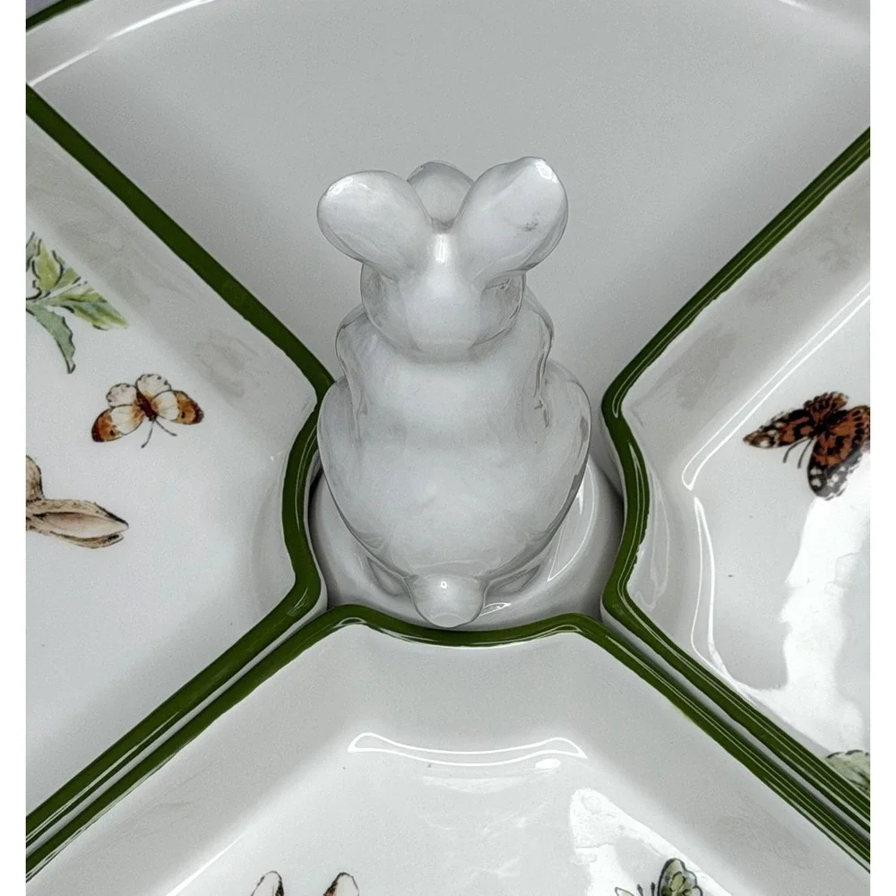Pottery Barn Beatrix Potter Peter Rabbit Lazy Susan w/ Trays *Read Descrip*